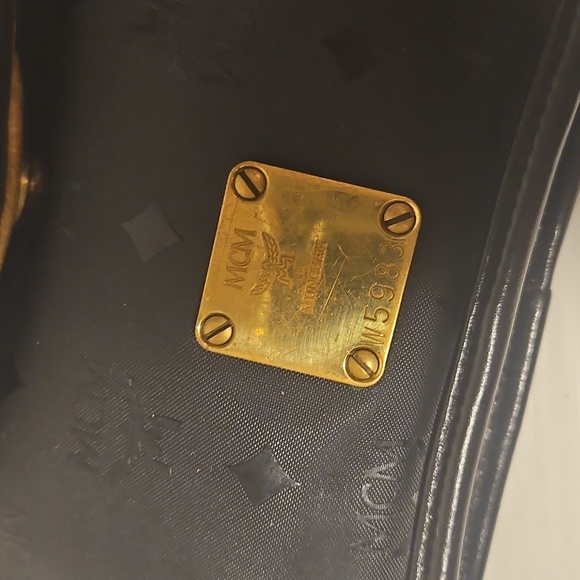 Authentic MCM munchen cross body purse - Picture 7 of 13